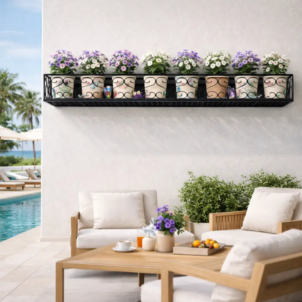 Support mural pot de fleur
