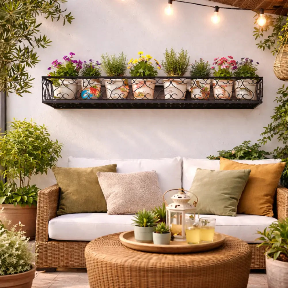 Support mural pot de fleur