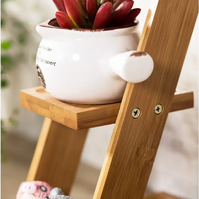 Support plante escalier