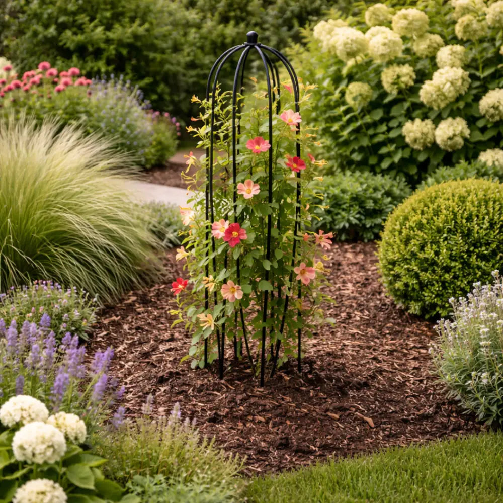 Support plante grimpante jardin