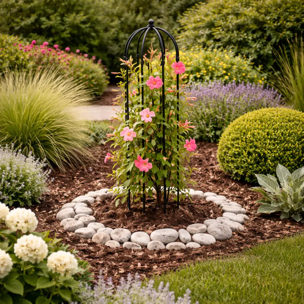 Support plante grimpante jardin