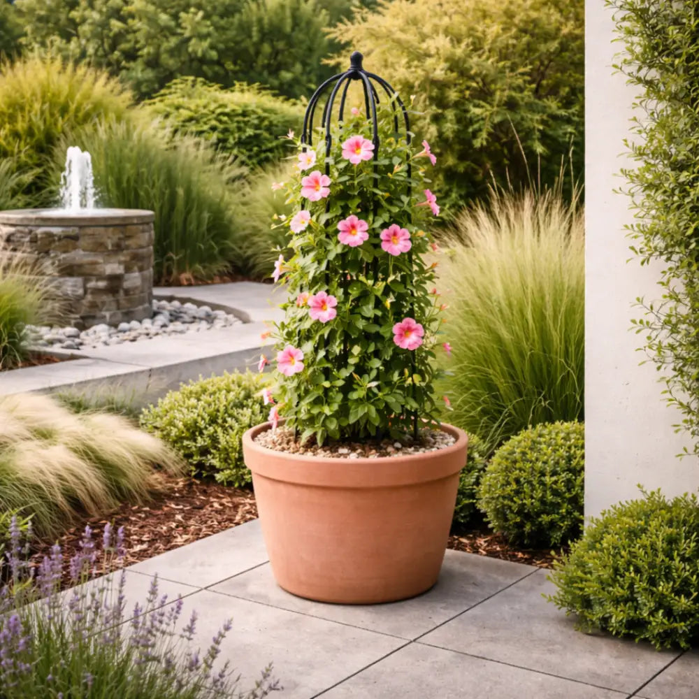 Support plante grimpante jardin