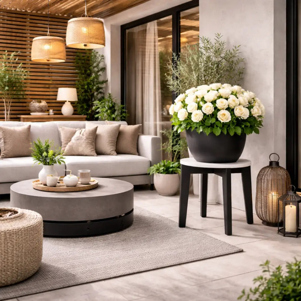 Support plante pour balcon