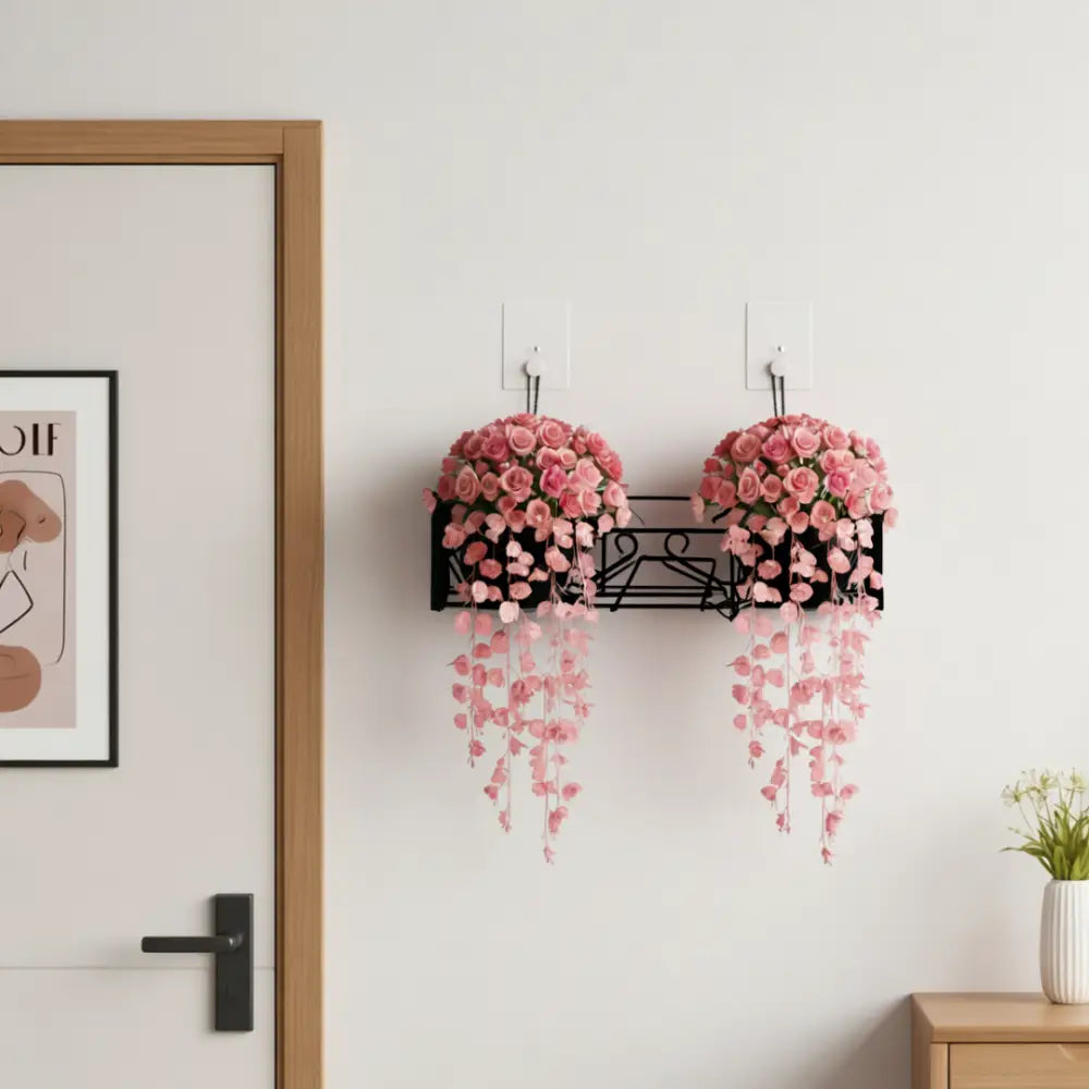 Support pot de fleur rectangulaire