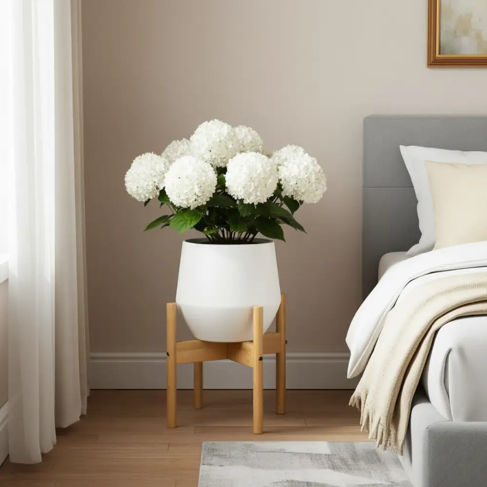 Support pot de fleur sur pied