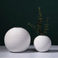 Vase boule blanc