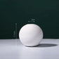 Vase boule blanc
