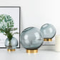 Vase boule en verre - Bleu / Moyen - Décoration intérieure