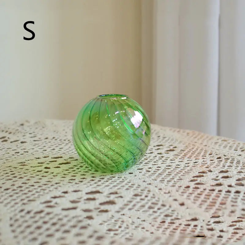 Vase boule verre - Vert / S - Décoration intérieure