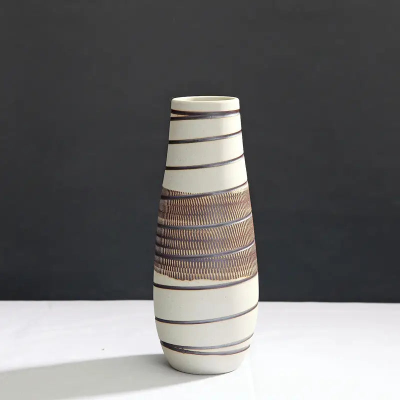 Vase céramique beige - Grand