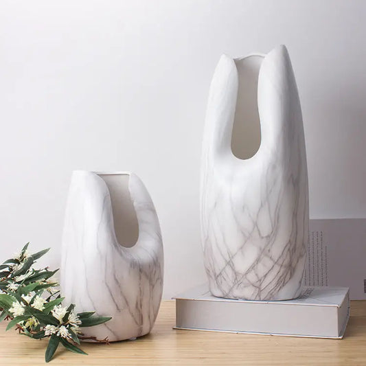 Vase céramique blanc