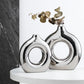 Vase couleur argent