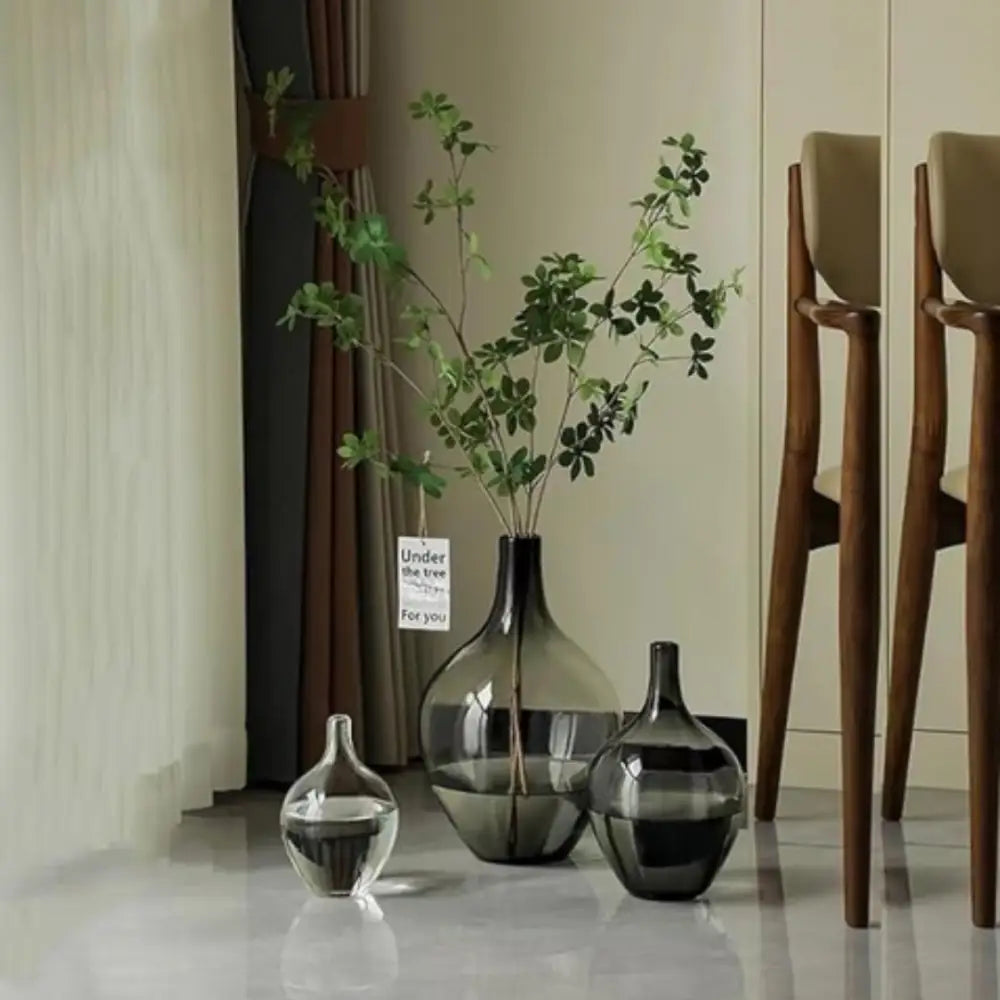 Vase dame jeanne noir