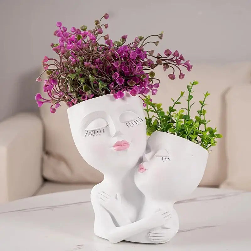 Vase deux visages