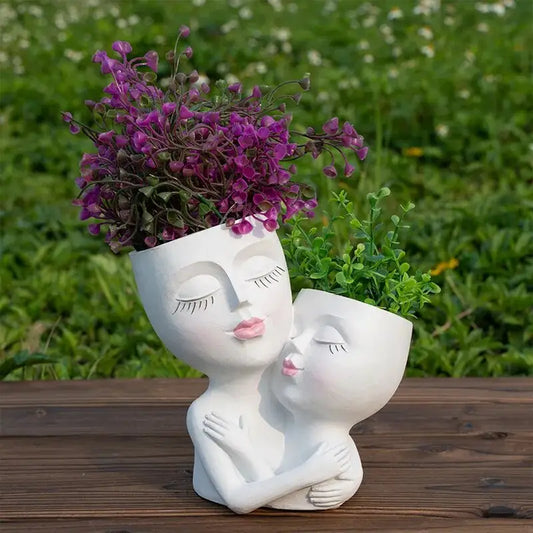 Vase deux visages