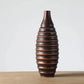 Vase en bois artisanal