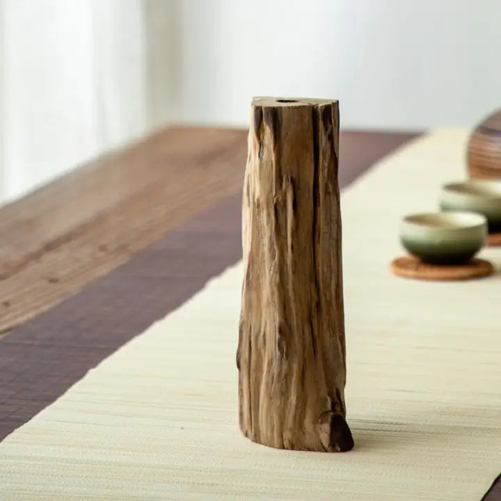 Vase en bois brut - Moyen