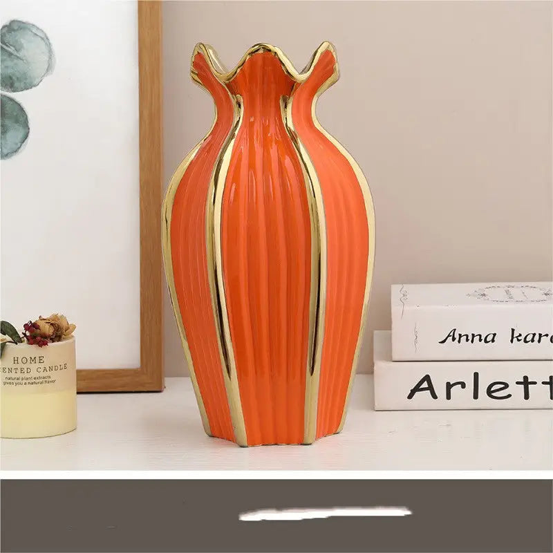 Vase en céramique - Orange / Petit