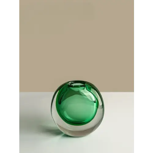 Vase en verre soufflé design