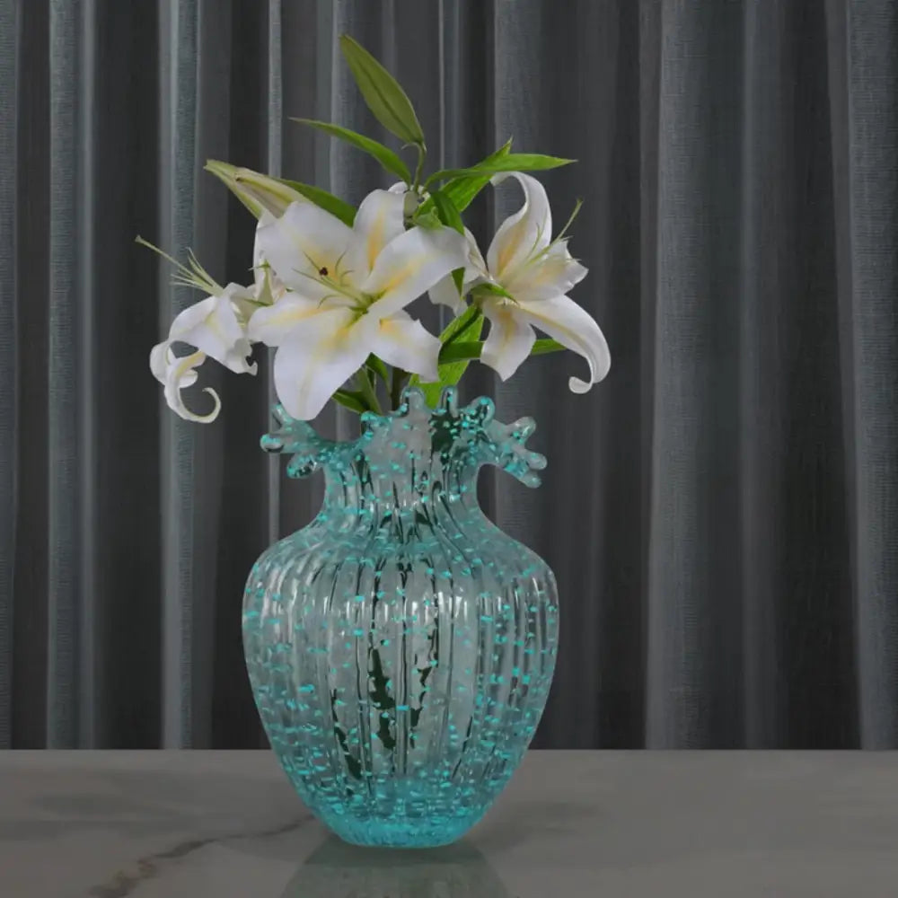 Vase en verre transparent lumineux - Décoration intérieure
