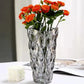 Vase en verre transparent vintage - Gris / Moyen