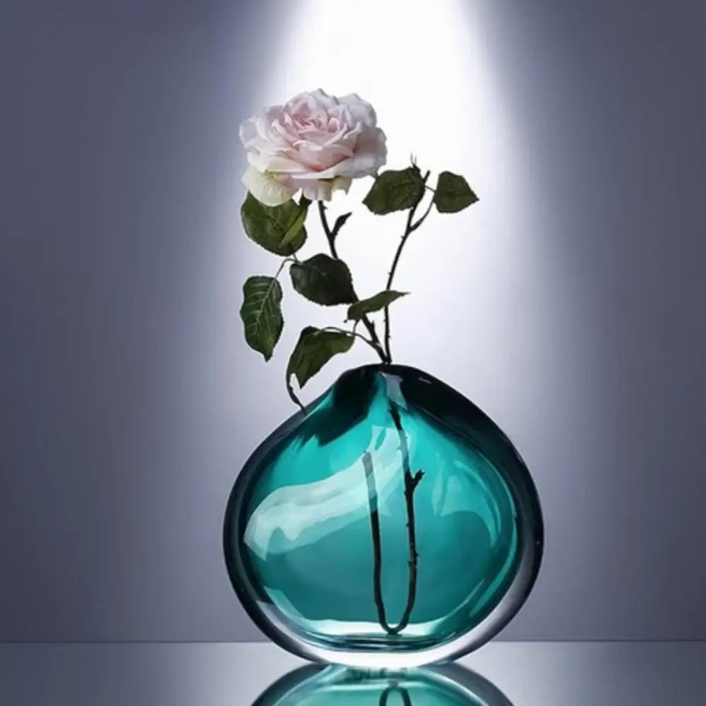 Vase en verre vert - Vert clair / Petit - Décoration intérieure