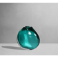 Vase en verre vert