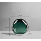 Vase en verre vert
