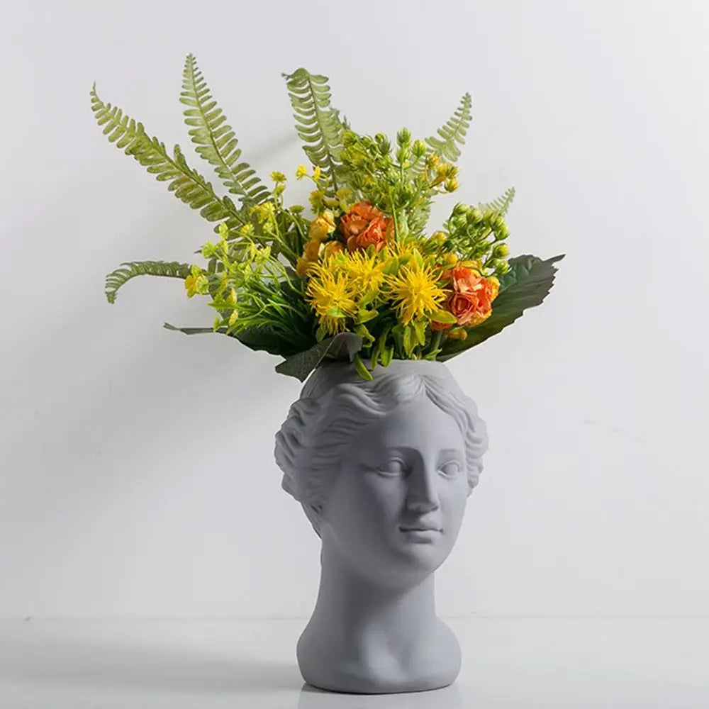 Vase forme visage