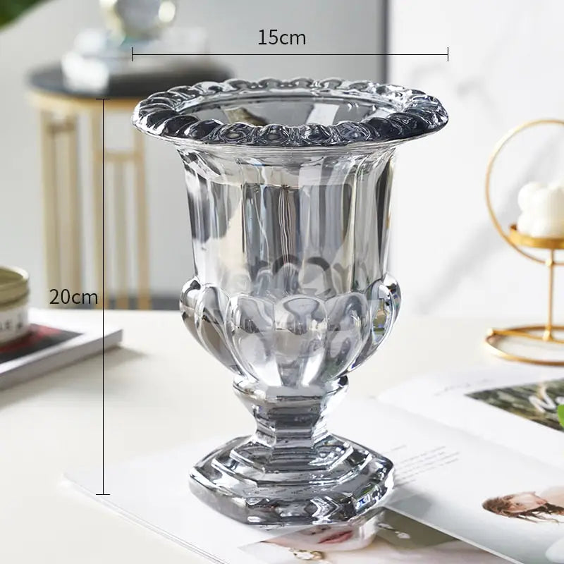 Vase medicis verre - Gris / Moyen