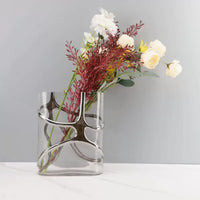 Vase moderne en verre - Argent / Petit