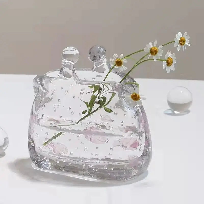 Vase transparent original