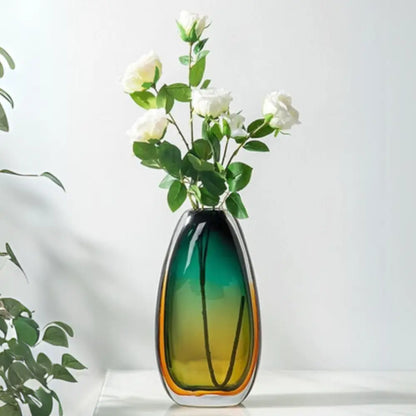 Vase verre soufflé vintage - Grand