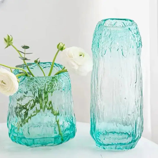 Vase vert transparent