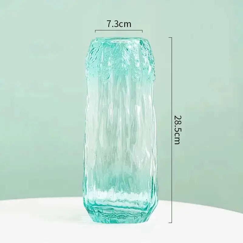 Vase vert transparent