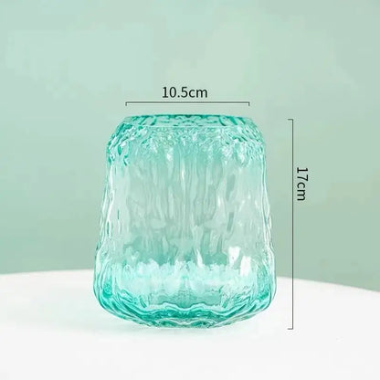 Vase vert transparent