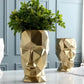 Vase visage abstrait - Décoration intérieure