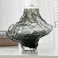 Vases en verre transparent