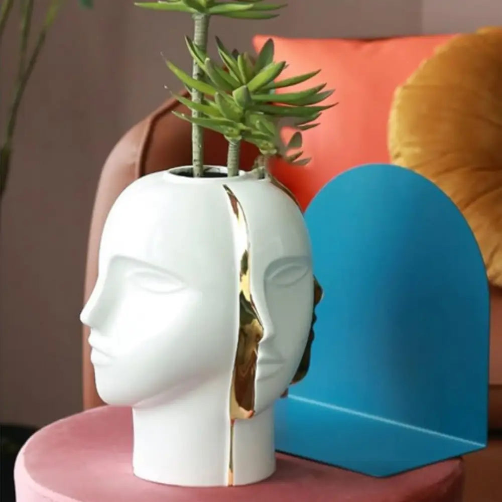 Vases visages - Décoration intérieure