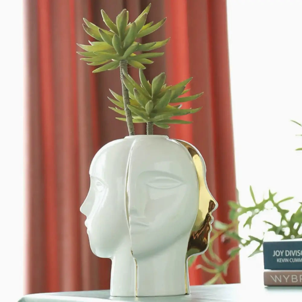 Vases visages - Décoration intérieure