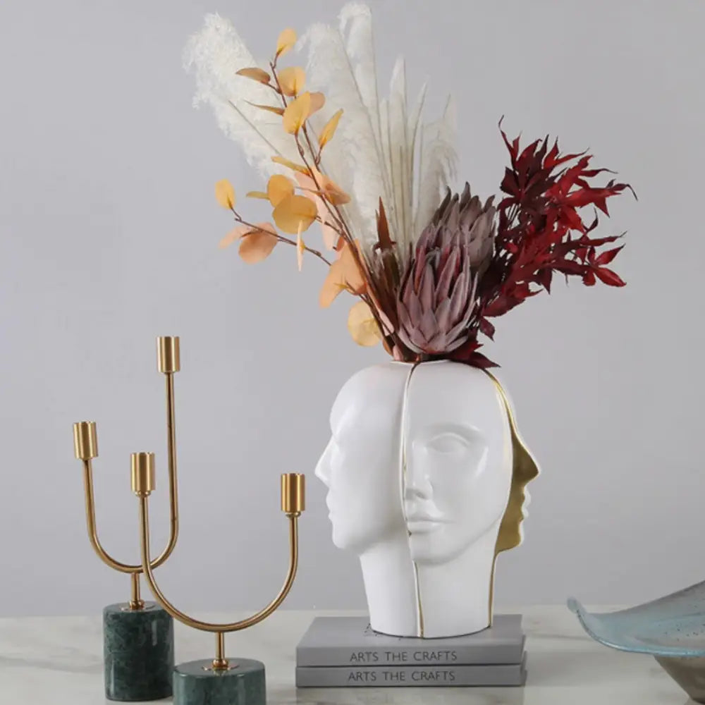 Vases visages - Décoration intérieure