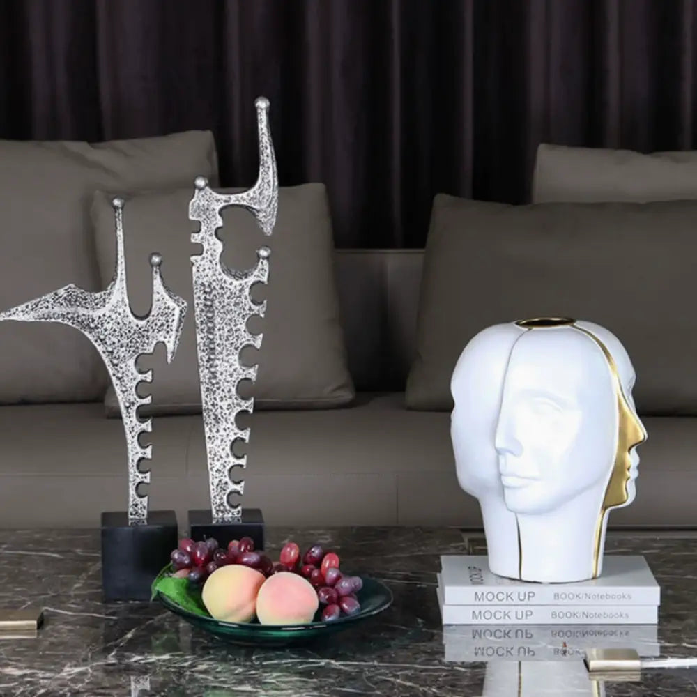 Vases visages - Décoration intérieure