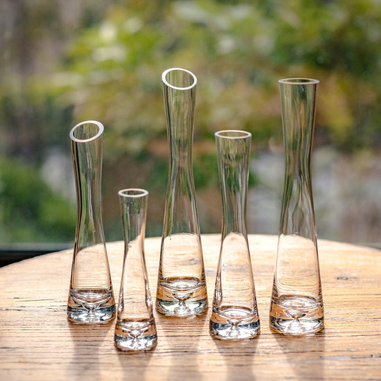 Vase soliflore verre