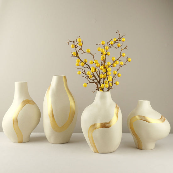 vase beige ceramique